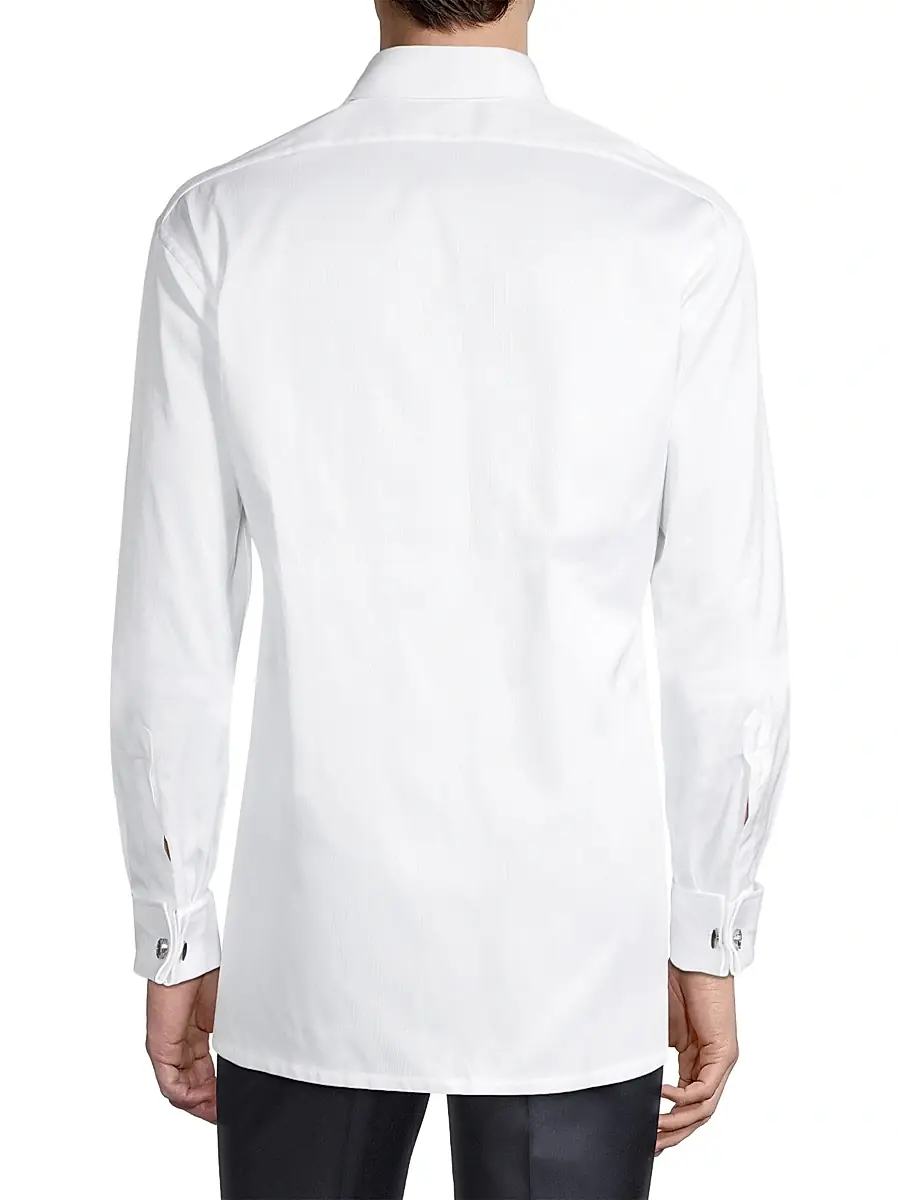 Charvet Men's Hidden Placket Formal Shirt | Thumbnail 5