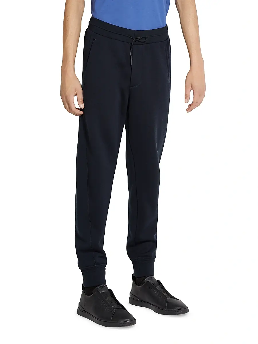 Zegna Men's High Performance Wool Blend Joggers | Thumbnail 2