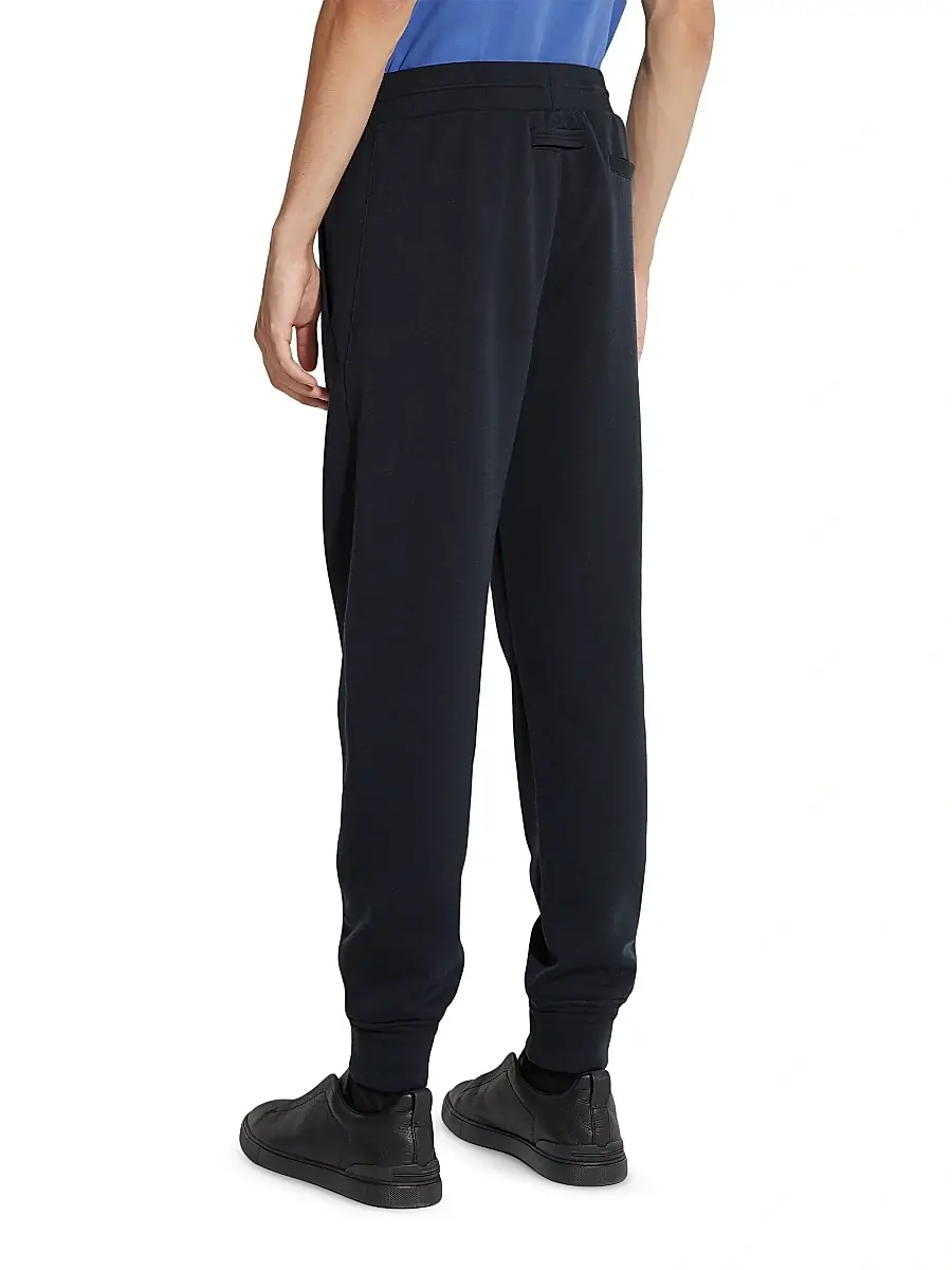 Zegna Men's High Performance Wool Blend Joggers | Thumbnail 4