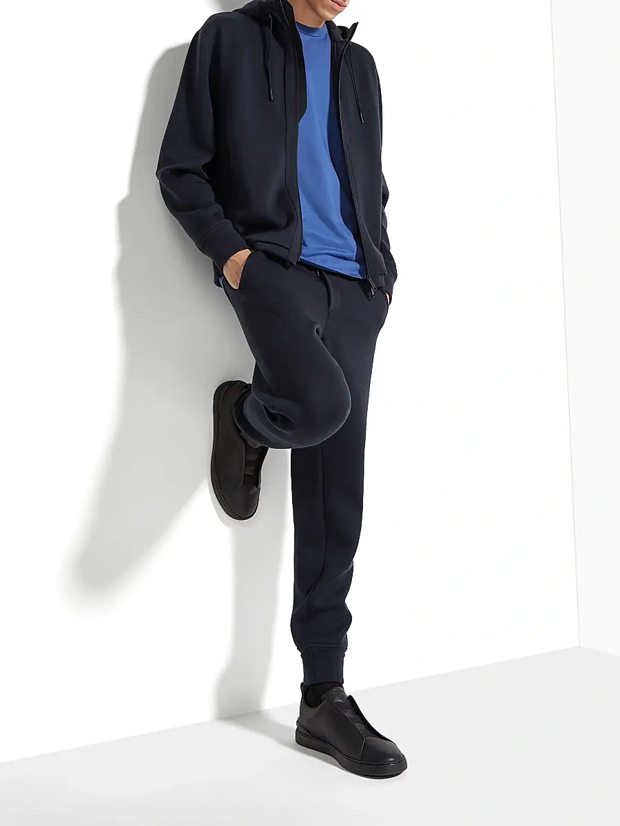 Zegna Men's High Performance Wool Blend Joggers | Thumbnail 6