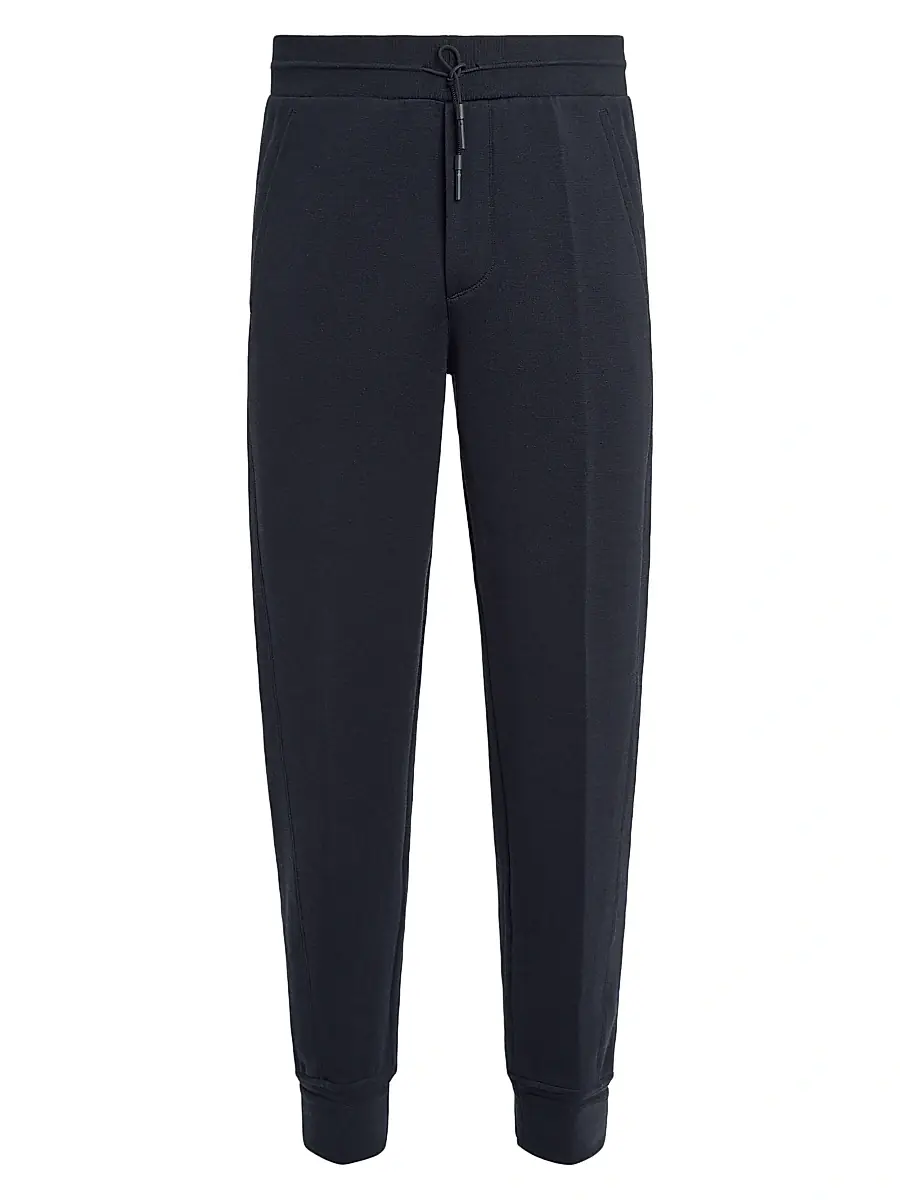 Zegna Men's High Performance Wool Blend Joggers | Image 1 Zegna Men's High Performance Wool Blend Joggers | Image 1