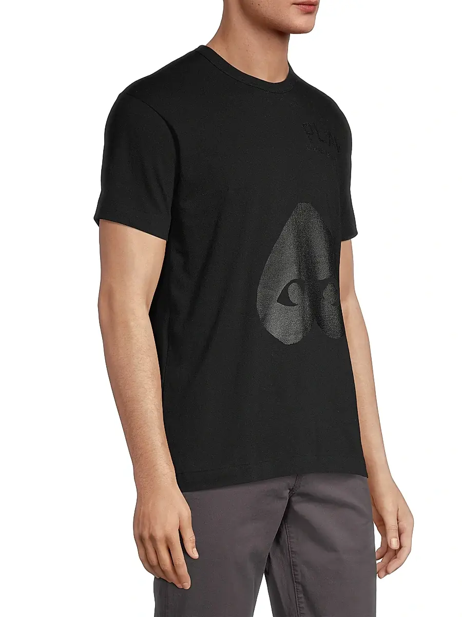 Comme des Garçons PLAY Men 2 Hearts T-Shirt | Thumbnail 4 Comme des Garçons PLAY Men 2 Hearts T-Shirt | Thumbnail 4