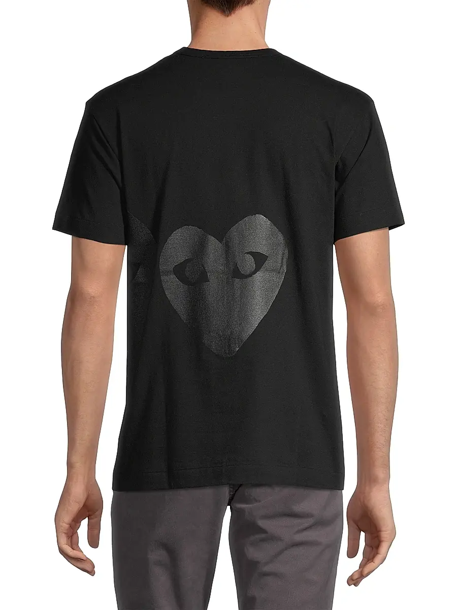 Comme des Garçons PLAY Men 2 Hearts T-Shirt | Thumbnail 5 Comme des Garçons PLAY Men 2 Hearts T-Shirt | Thumbnail 5