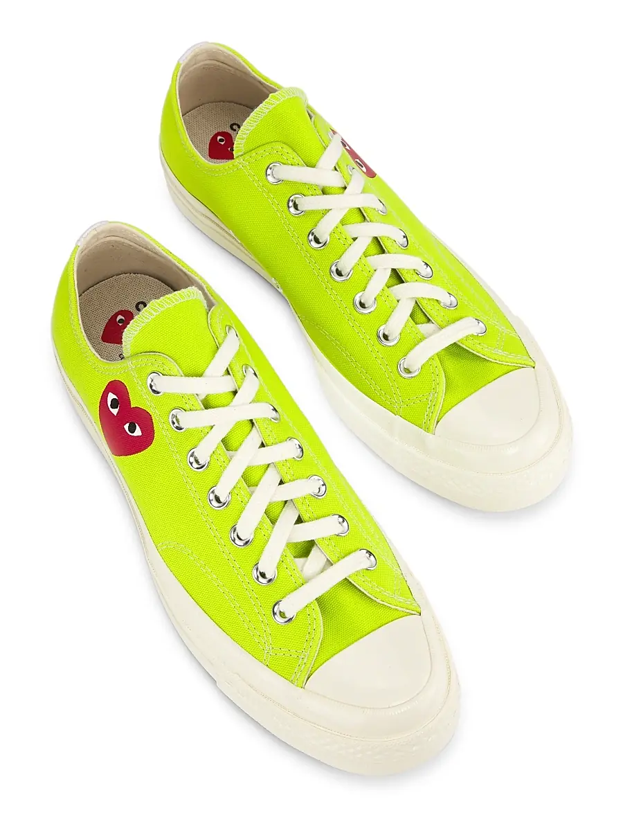 Comme des Garçons PLAY Unisex Play Converse Low-Top Sneakers | Thumbnail 4