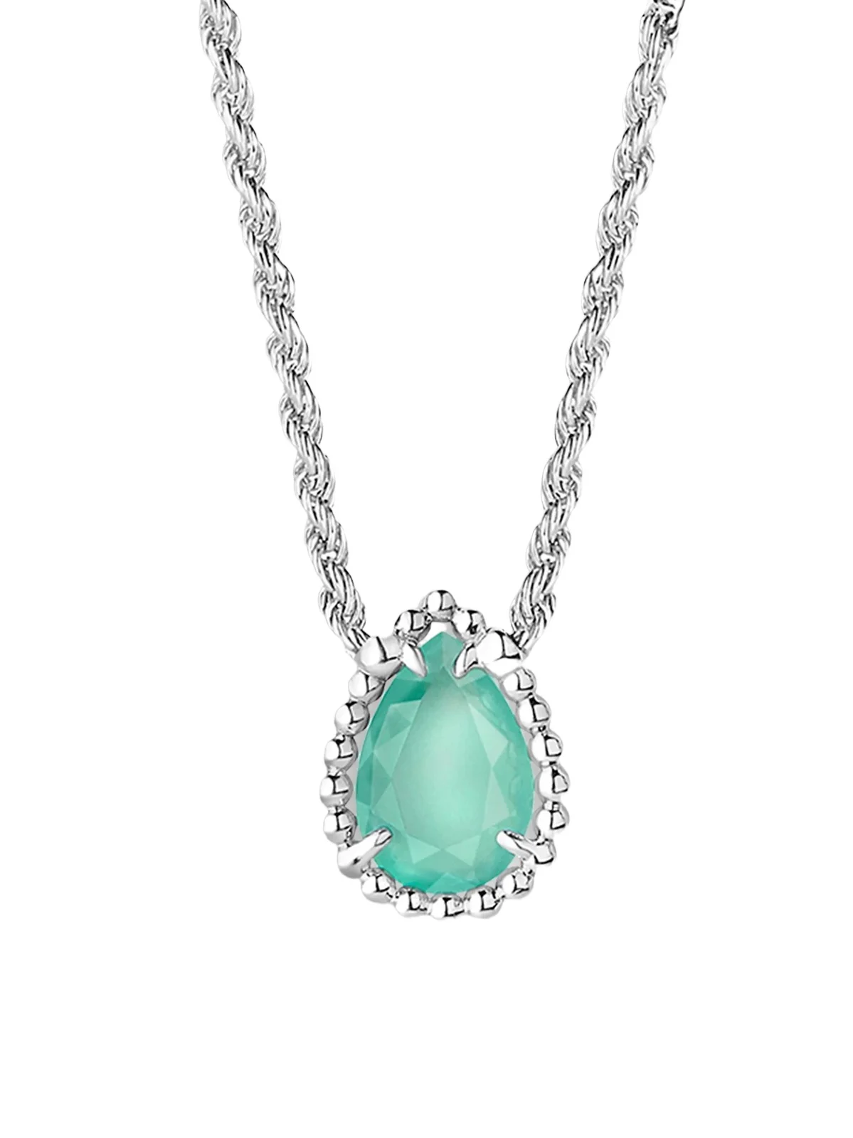 Women's Serpent Bohème 18K White Gold, Aquaprase & 0.03 TCW Diamond Extra Small Pendant Necklace Women's Serpent Bohème 18K White Gold, Aquaprase & 0.03 TCW Diamond Extra Small Pendant Necklace