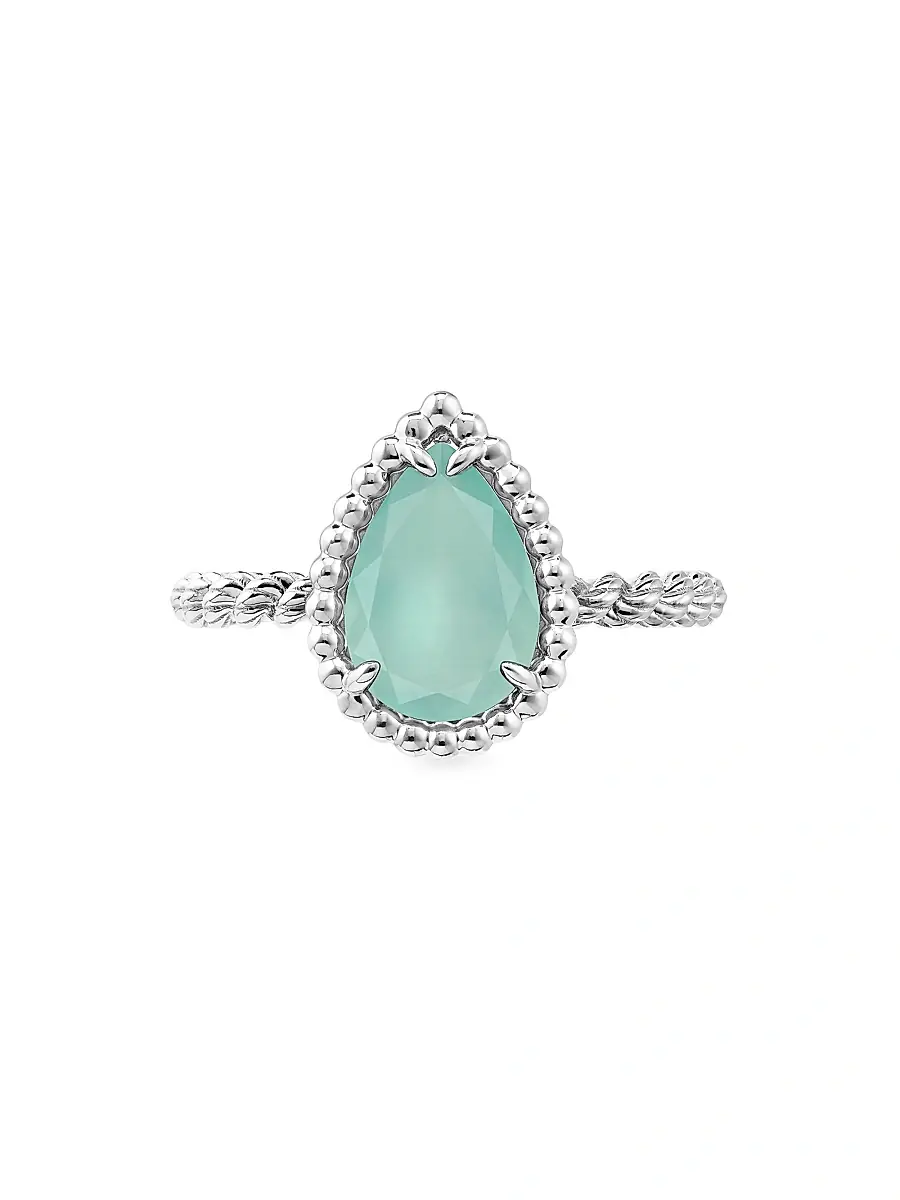 Boucheron Women's Serpent Bohème 18K White Gold & Aquaprase Small Ring | Thumbnail 3 Boucheron Women's Serpent Bohème 18K White Gold & Aquaprase Small Ring | Thumbnail 3
