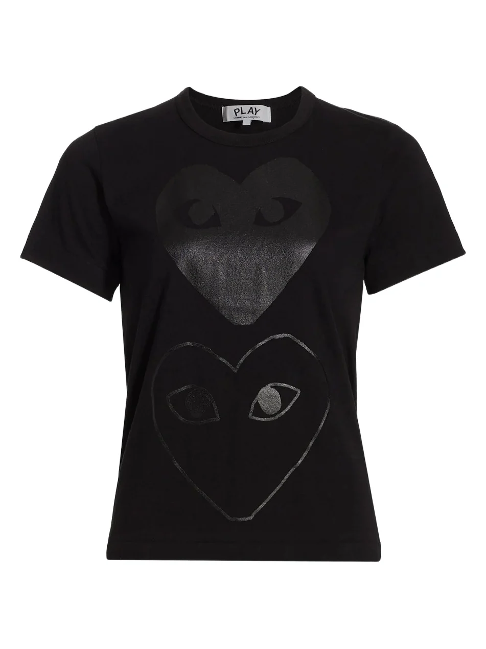 Women's Double Heart Graphic T-Shirt