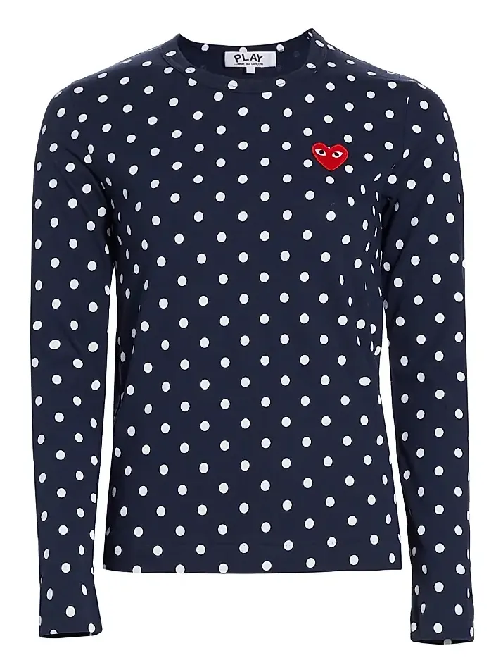 Comme des Garçons PLAY Women's Polka-Dot T-Shirt