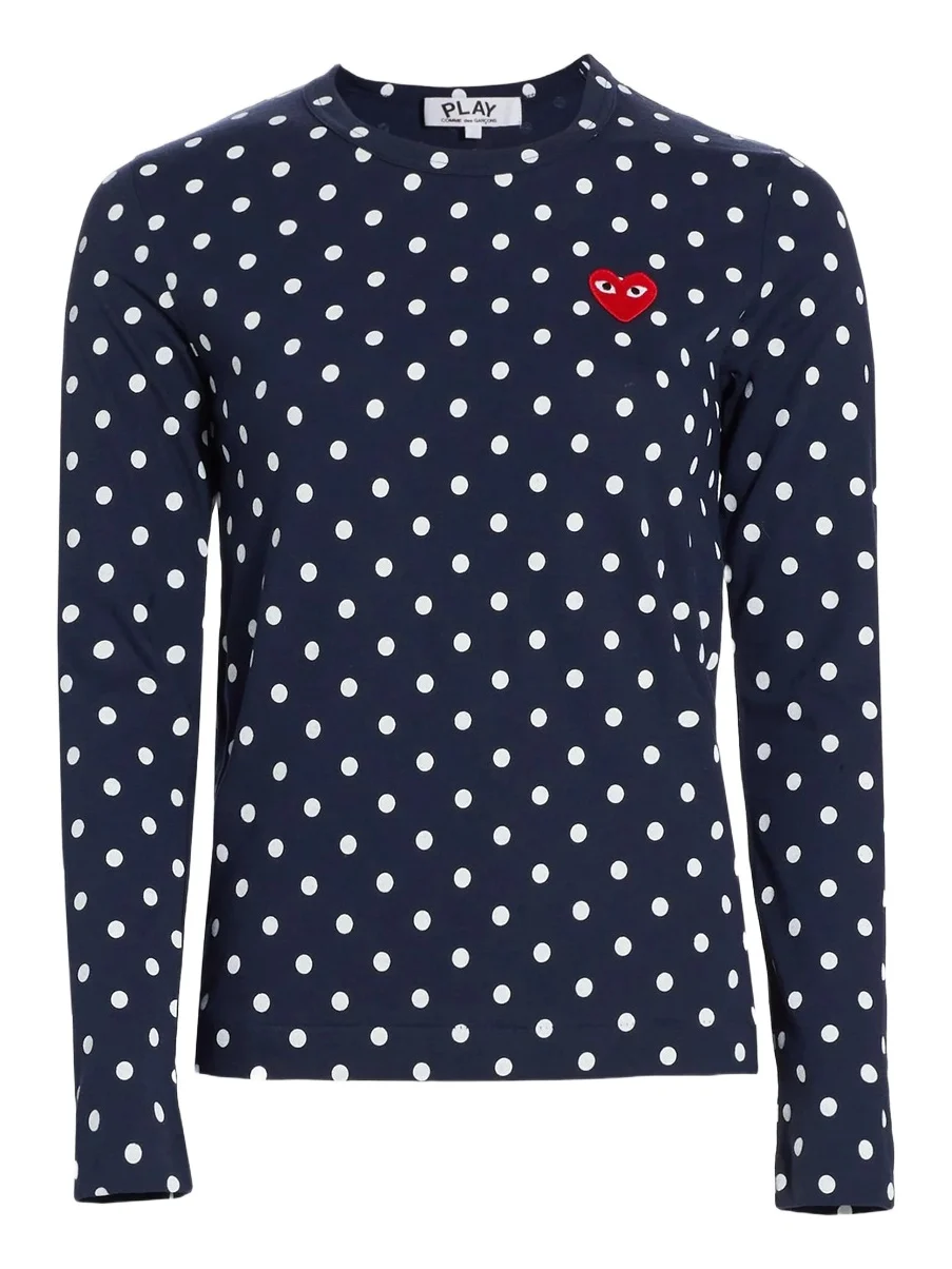 Comme des Garçons PLAY Women's Polka-Dot T-Shirt
