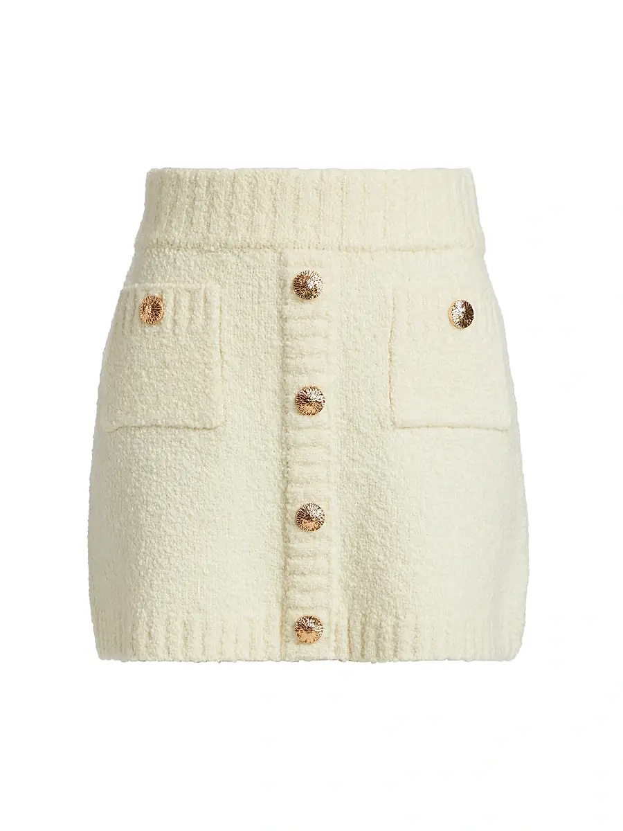 Cara Cara Women's Kelsey Wool-Blend Knit Miniskirt - | Image 1 Cara Cara Women's Kelsey Wool-Blend Knit Miniskirt - | Image 1