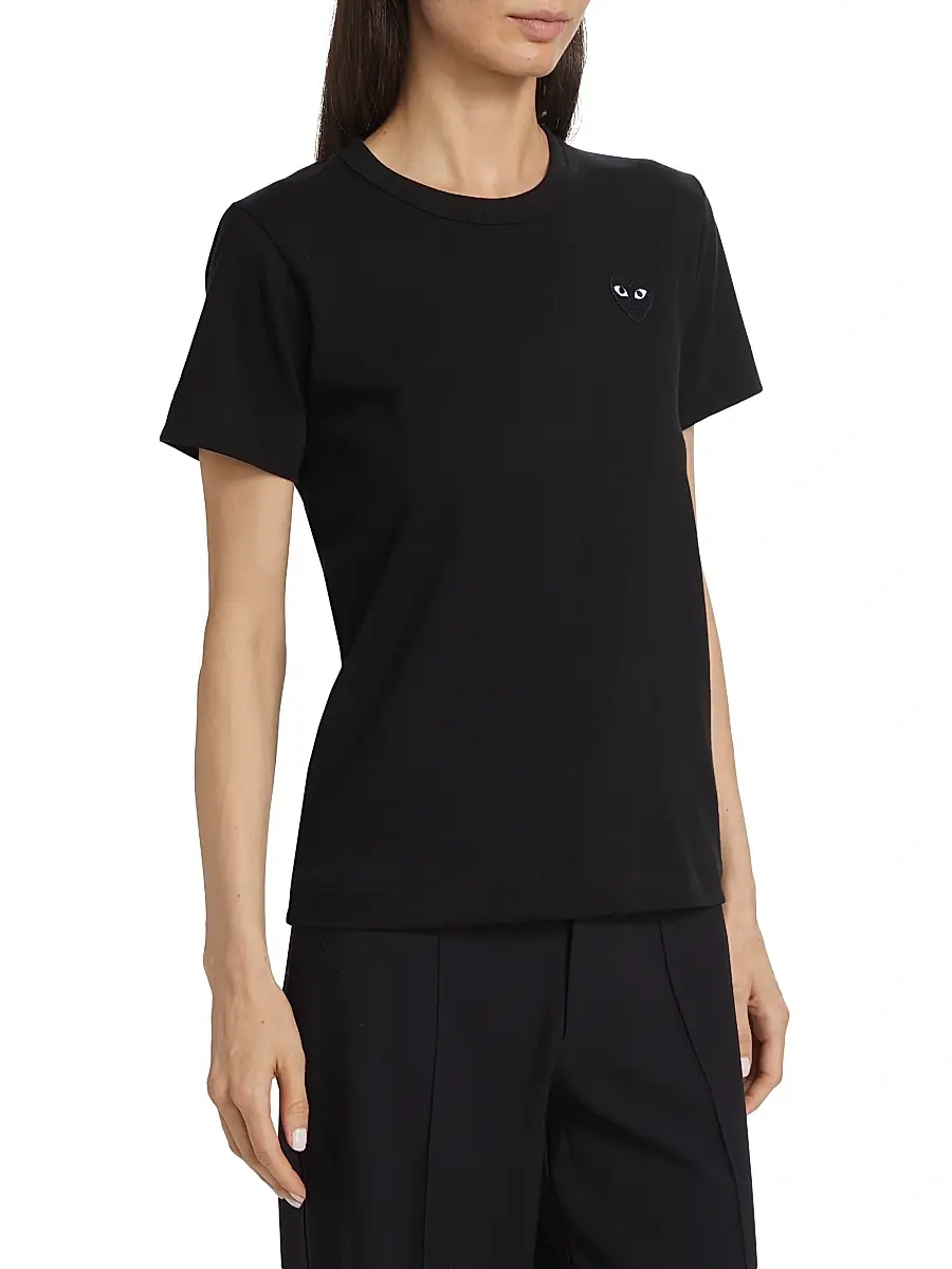 Comme des Garçons PLAY Women's Heart T-Shirt | Thumbnail 4