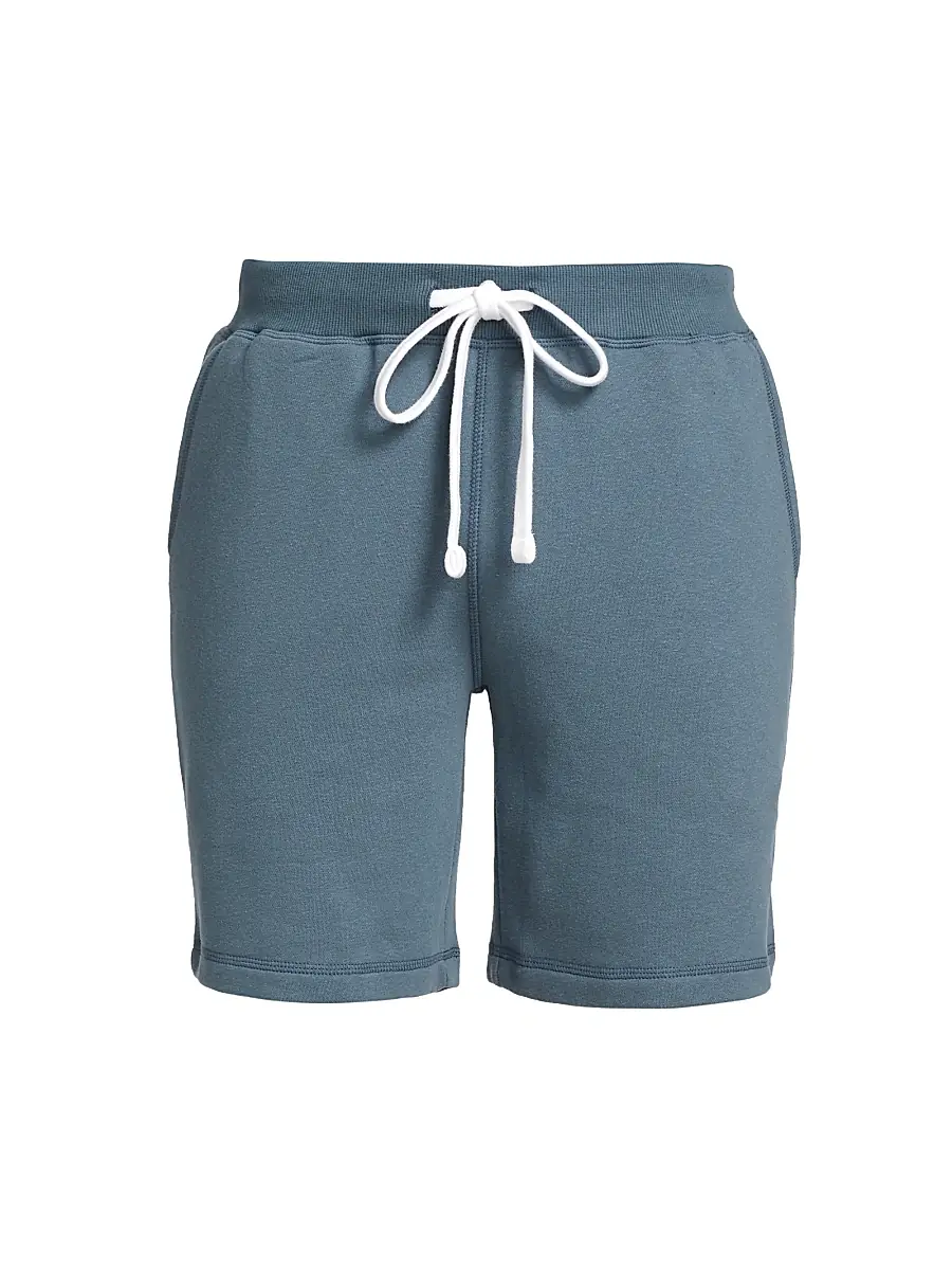Saks Fifth Avenue Men's COLLECTION Drawstring Pajama Sweatshort - Medium Blue | Image 1 Saks Fifth Avenue Men's COLLECTION Drawstring Pajama Sweatshort - Medium Blue | Image 1