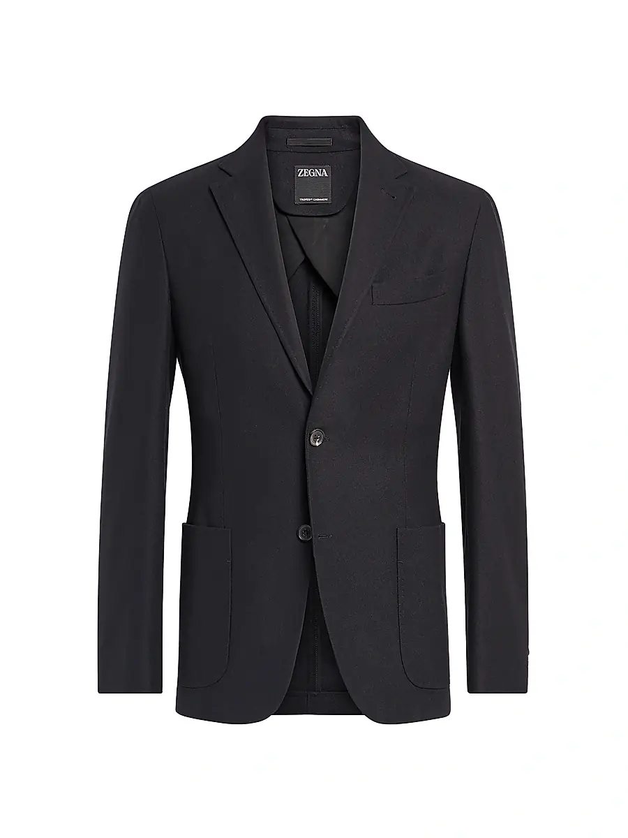 Zegna Men's Trofeo Cashmere Shirt Jacket | Thumbnail 2 Zegna Men's Trofeo Cashmere Shirt Jacket | Thumbnail 2