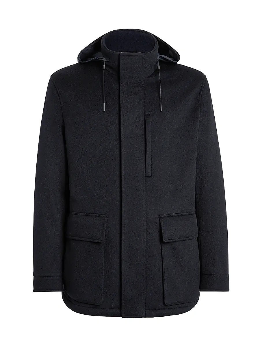Zegna Men's Oasi Cashmere Elements Vetta Overjacket