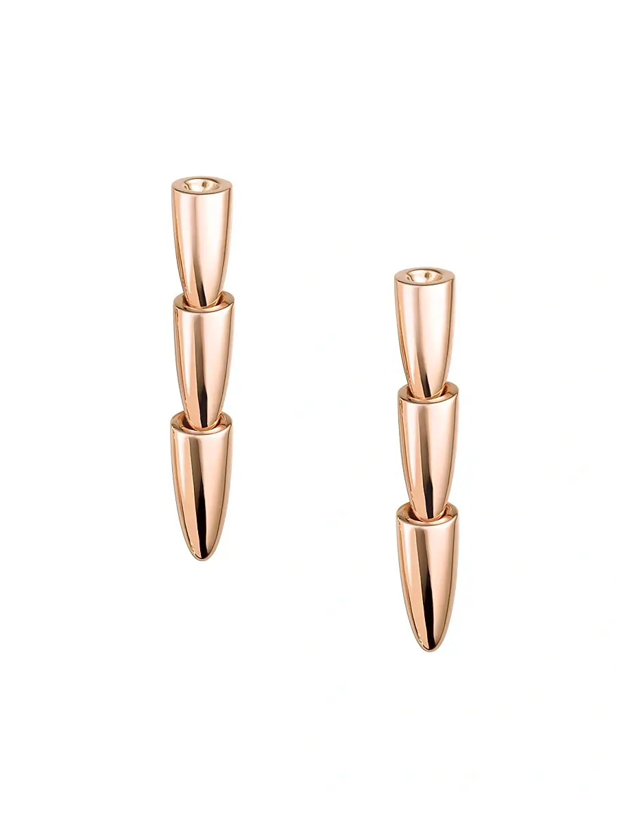 Vhernier Women's Calla 18K Rose Gold Drop Earrings - Rose Gold | Image 1 Vhernier Women's Calla 18K Rose Gold Drop Earrings - Rose Gold | Image 1