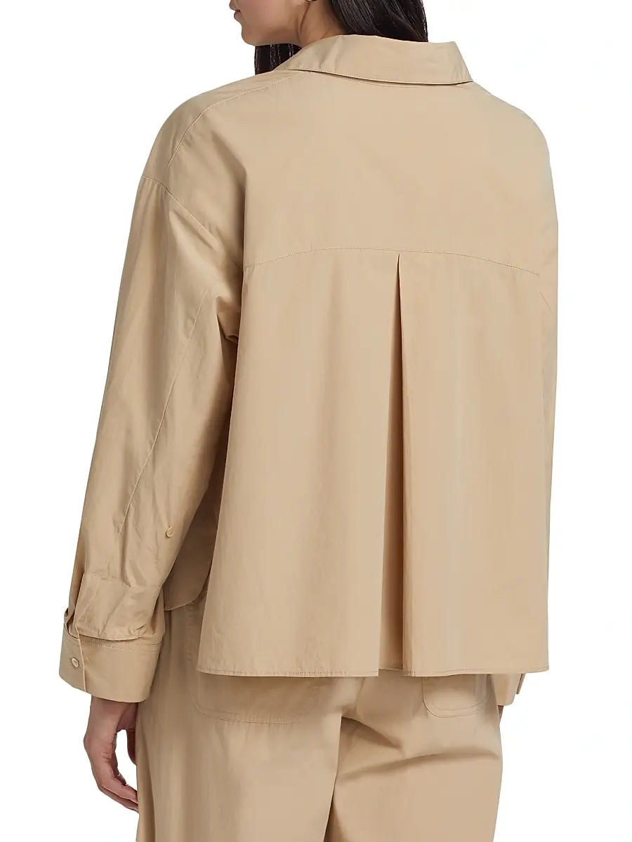 TWP Women's Day After Cotton Button-Front Shirt | Thumbnail 5 TWP Women's Day After Cotton Button-Front Shirt | Thumbnail 5