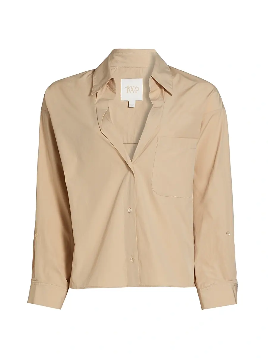 TWP Women's Day After Cotton Button-Front Shirt