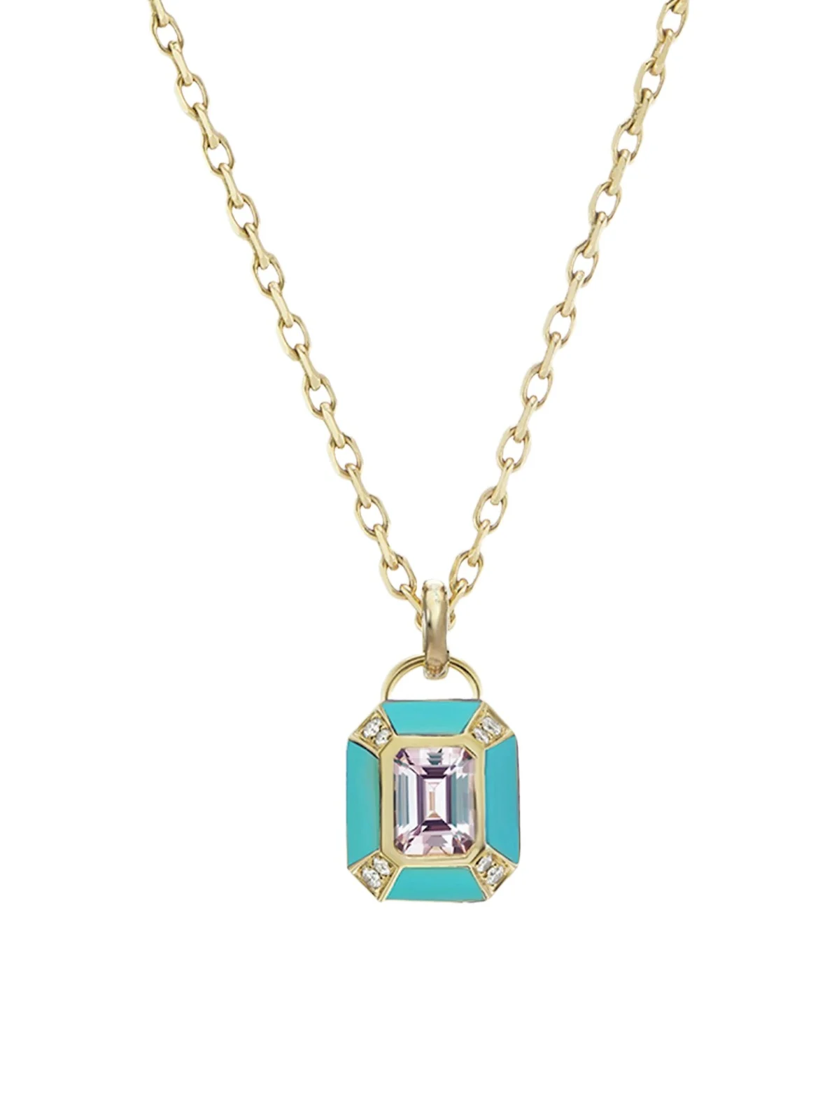 Sorellina Women's Monroe 18K Yellow Gold & Multi-Stone Mini Pendant Necklace