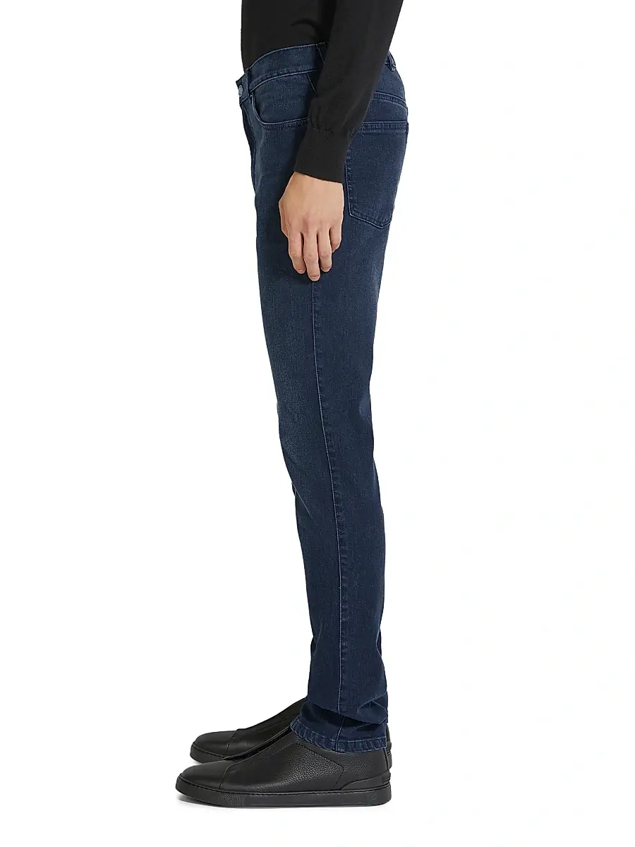 Zegna Men's Stretch Cotton Roccia Jeans | Thumbnail 3 Zegna Men's Stretch Cotton Roccia Jeans | Thumbnail 3