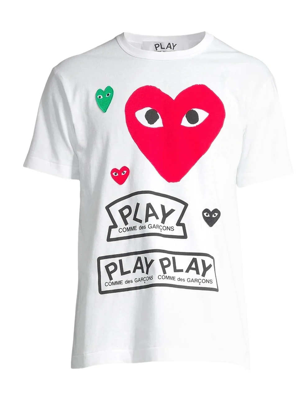 Men Play Multi Heart Graphic T-Shirt Men Play Multi Heart Graphic T-Shirt