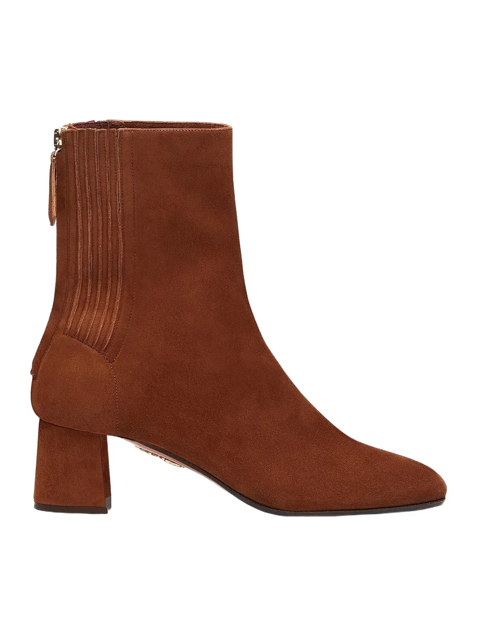 Aquazzura Women's ​Saint Honore 50MM Suede Booties