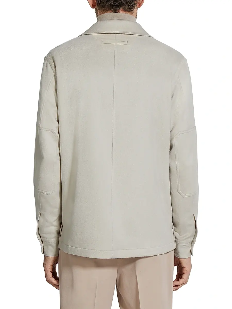 Zegna Men's Oasi Cashmere Alba Overshirt | Thumbnail 3 Zegna Men's Oasi Cashmere Alba Overshirt | Thumbnail 3