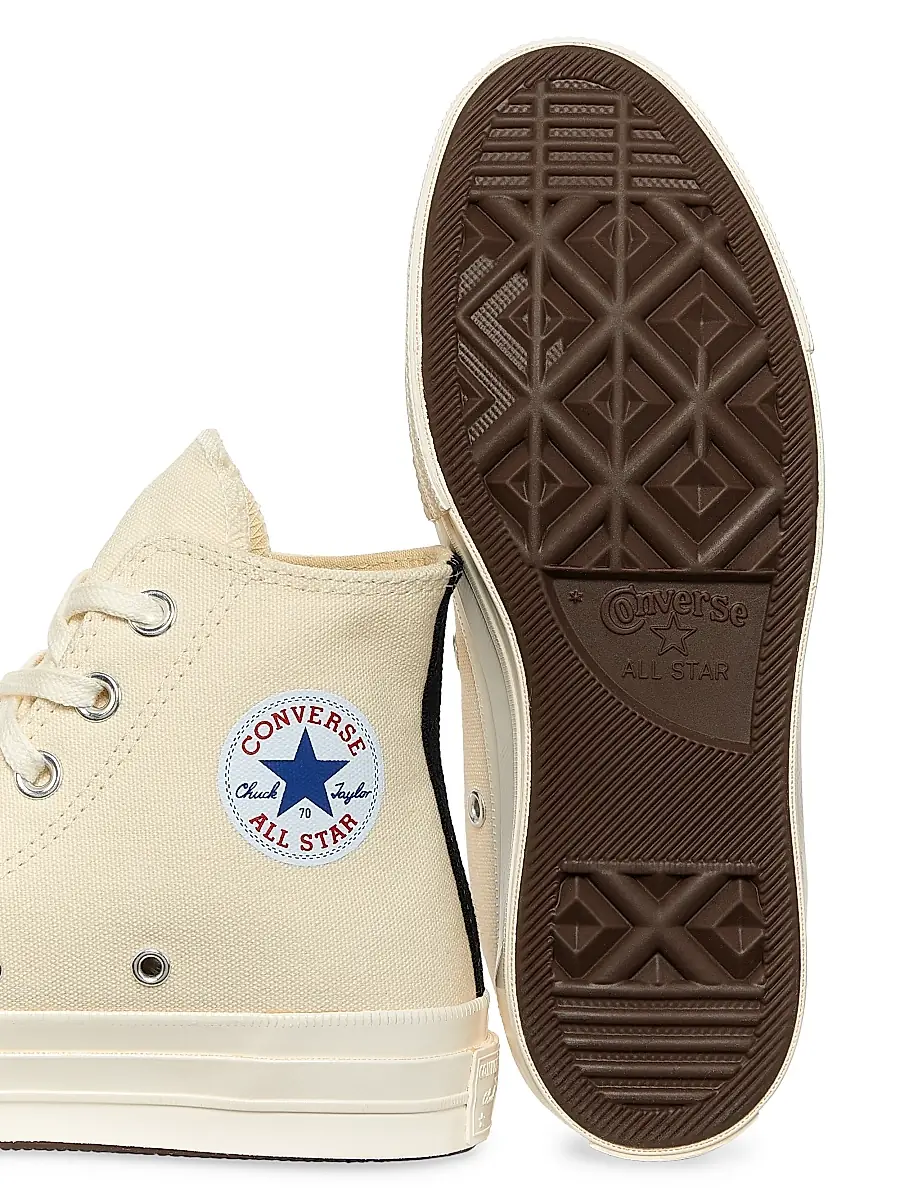 Comme des Garçons PLAY CdG PLAY x Converse Women's Chuck Taylor All Star Peek-A-Boo High-Top Sneakers - Black | Thumbnail 6 Comme des Garçons PLAY CdG PLAY x Converse Women's Chuck Taylor All Star Peek-A-Boo High-Top Sneakers - Black | Thumbnail 6