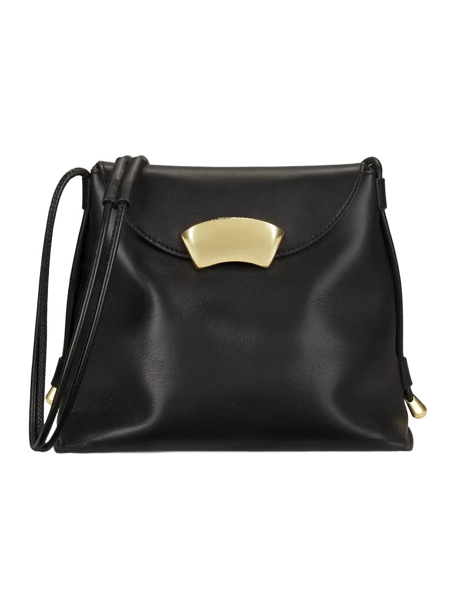 Women's Petite ID Leather Shoulder Bag
