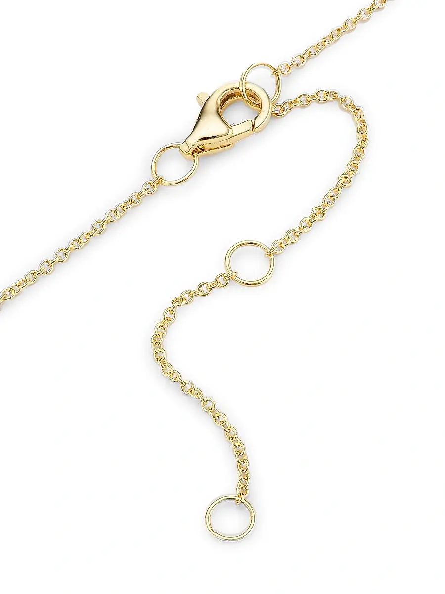 Saks Fifth Avenue Collection Women's 14K Yellow Gold & 0.31 TCW Diamond Bar Necklace - Gold | Thumbnail 3 Saks Fifth Avenue Collection Women's 14K Yellow Gold & 0.31 TCW Diamond Bar Necklace - Gold | Thumbnail 3