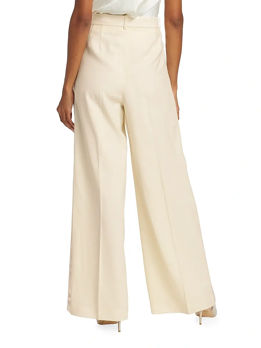 Wardrobe.NYC WARDROBE. NYC Women's Evening Wool Wide-Leg Trousers | Thumbnail 5