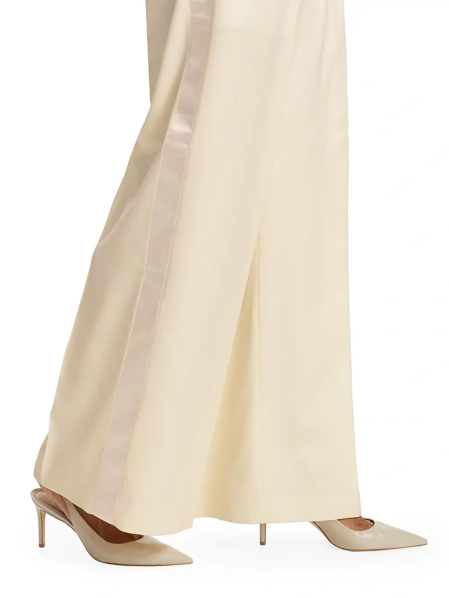 Wardrobe.NYC WARDROBE. NYC Women's Evening Wool Wide-Leg Trousers | Thumbnail 6