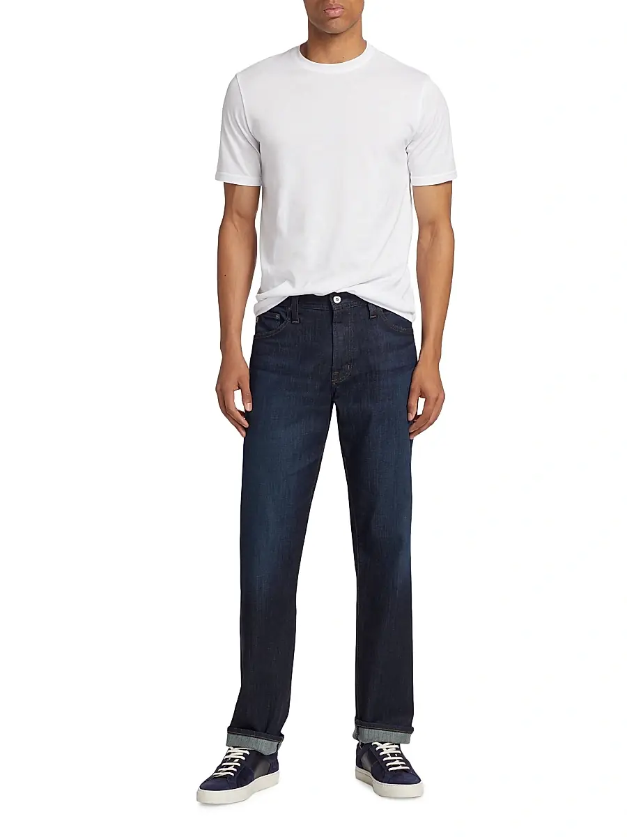 Saks Fifth Avenue Men's COLLECTION Cotton-Blend Crewneck T-Shirt | Thumbnail 2 Saks Fifth Avenue Men's COLLECTION Cotton-Blend Crewneck T-Shirt | Thumbnail 2