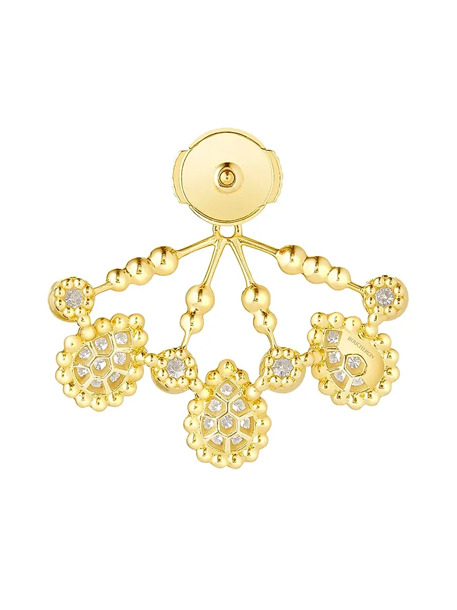Boucheron Women's Serpent Bohème Solarité 18K Yellow Gold & 0.40 TCW Diamond Single Ear Jacket - Yellow Gold | Thumbnail 4 Boucheron Women's Serpent Bohème Solarité 18K Yellow Gold & 0.40 TCW Diamond Single Ear Jacket - Yellow Gold | Thumbnail 4