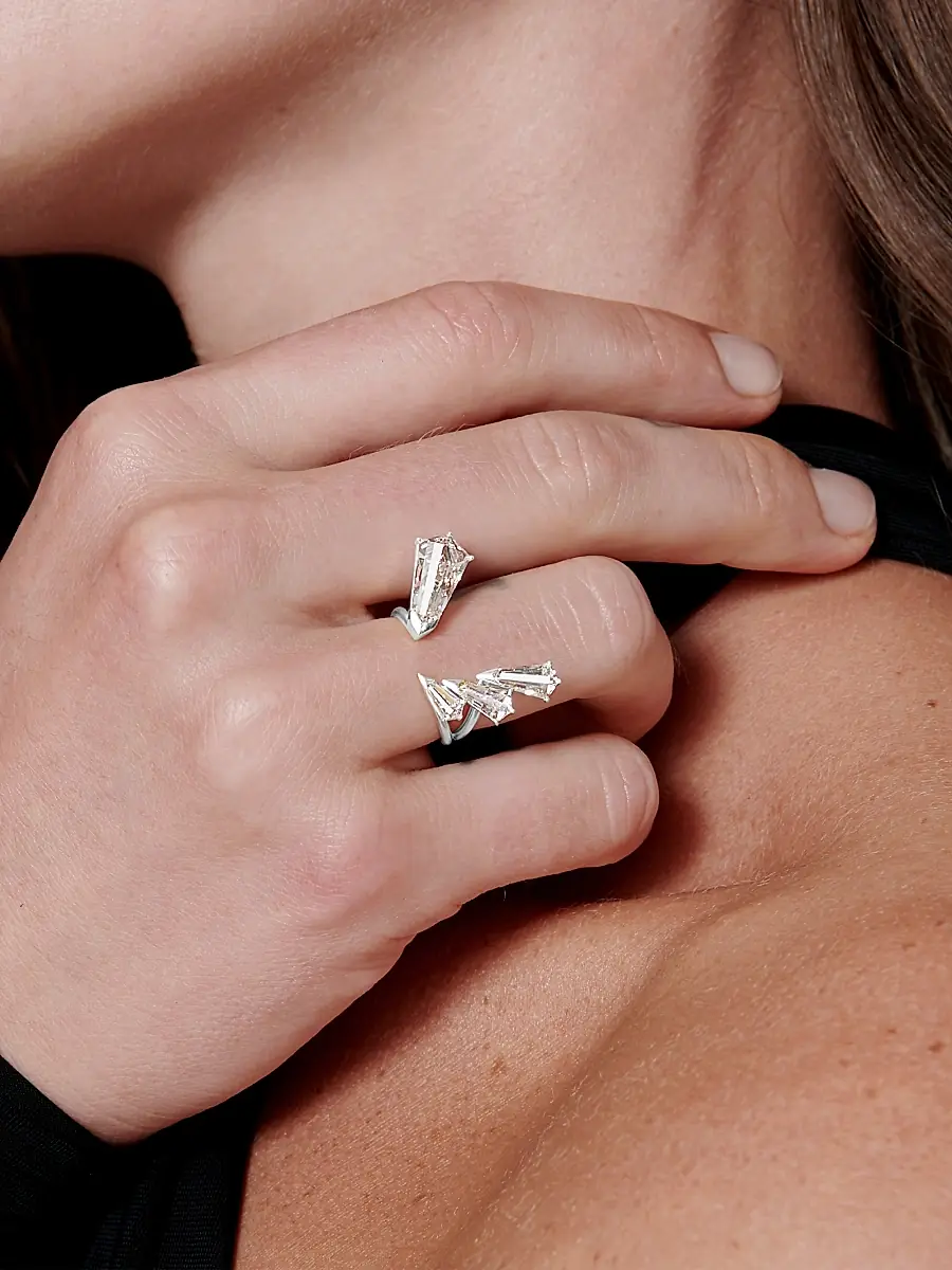 Unsaid Women's Phoenix Open Statement 18K White Gold & 2.75 TCW Lab-Grown Diamond Ring - White Gold | Thumbnail 3