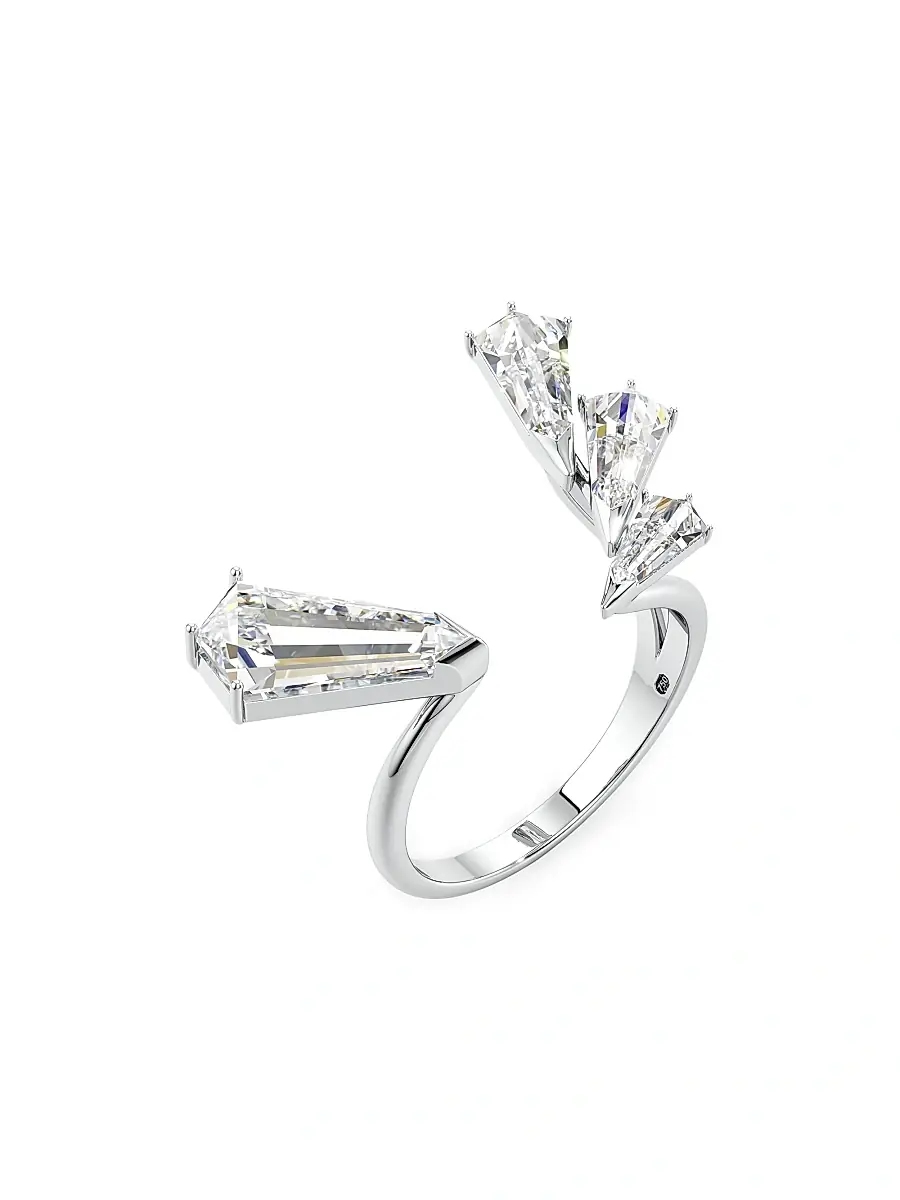 Women's Phoenix Open Statement 18K White Gold & 2.75 TCW Lab-Grown Diamond Ring - White Gold Women's Phoenix Open Statement 18K White Gold & 2.75 TCW Lab-Grown Diamond Ring - White Gold