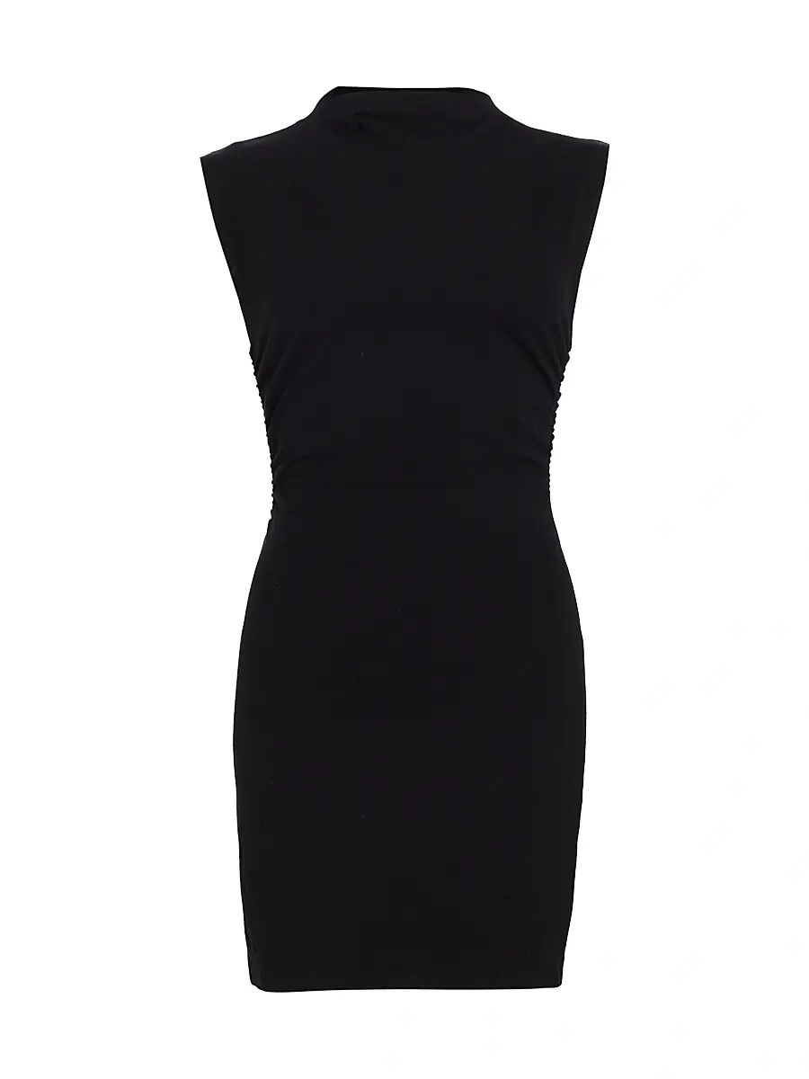 Reformation Women's Alden Knit Minidress - Black | Image 1 Reformation Women's Alden Knit Minidress - Black | Image 1