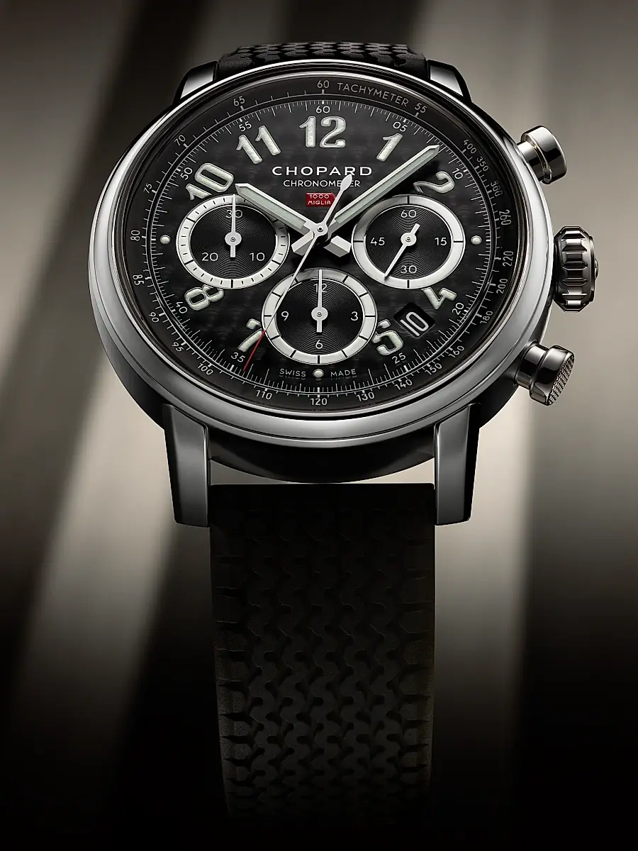 Chopard Men's Classic Racing Stainless Steel & Rubber Watch - Black | Thumbnail 8 Chopard Men's Classic Racing Stainless Steel & Rubber Watch - Black | Thumbnail 8