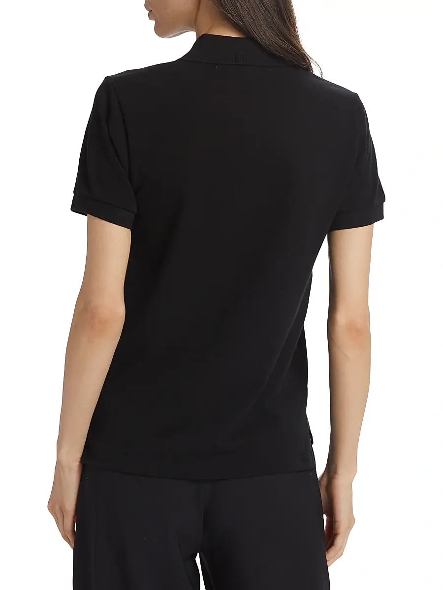 Comme des Garçons PLAY Women's Heart Cotton Polo Shirt | Thumbnail 4