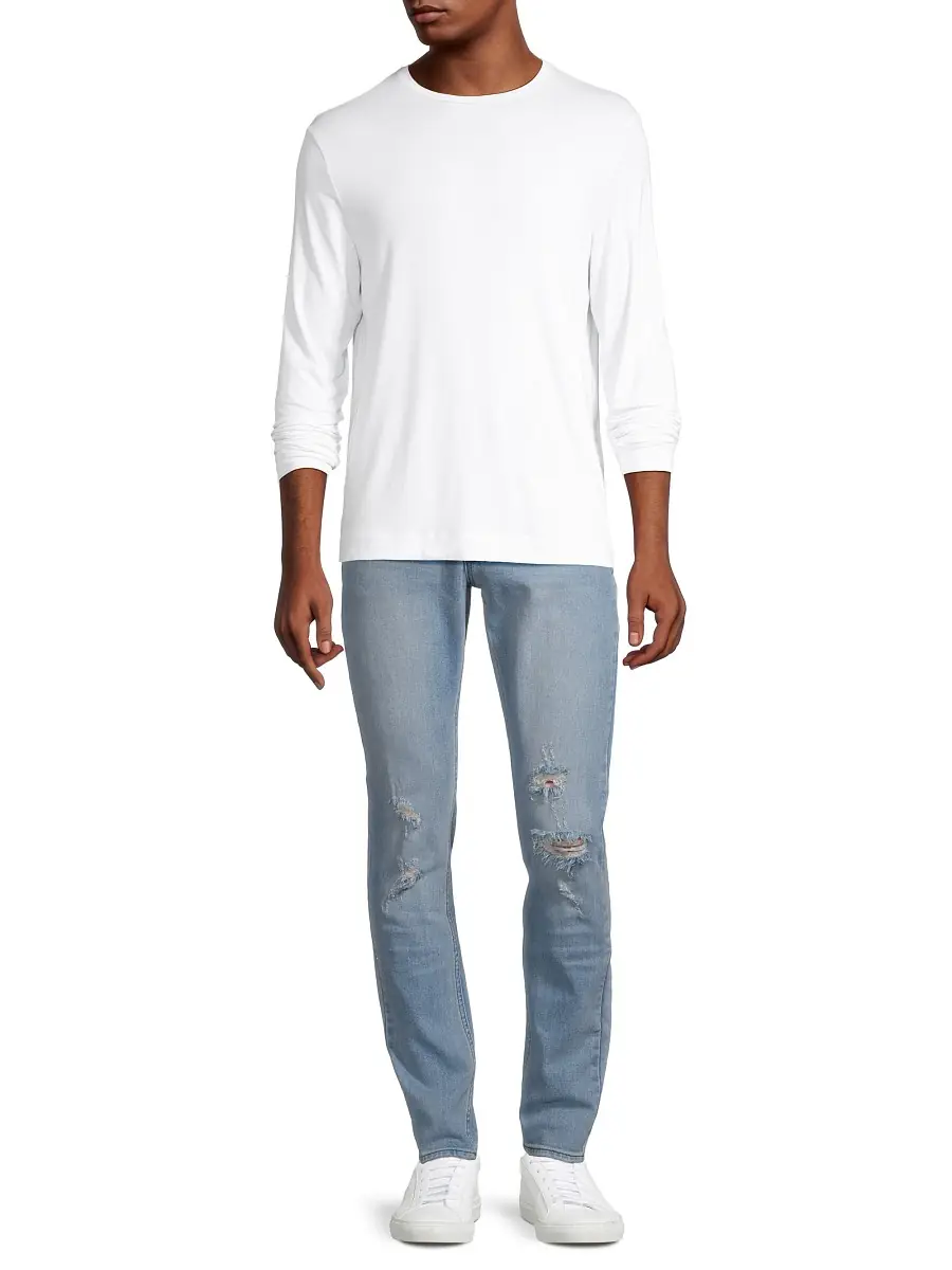 Saks Fifth Avenue Men's COLLECTION Elevated Long Sleeve Base T-Shirt