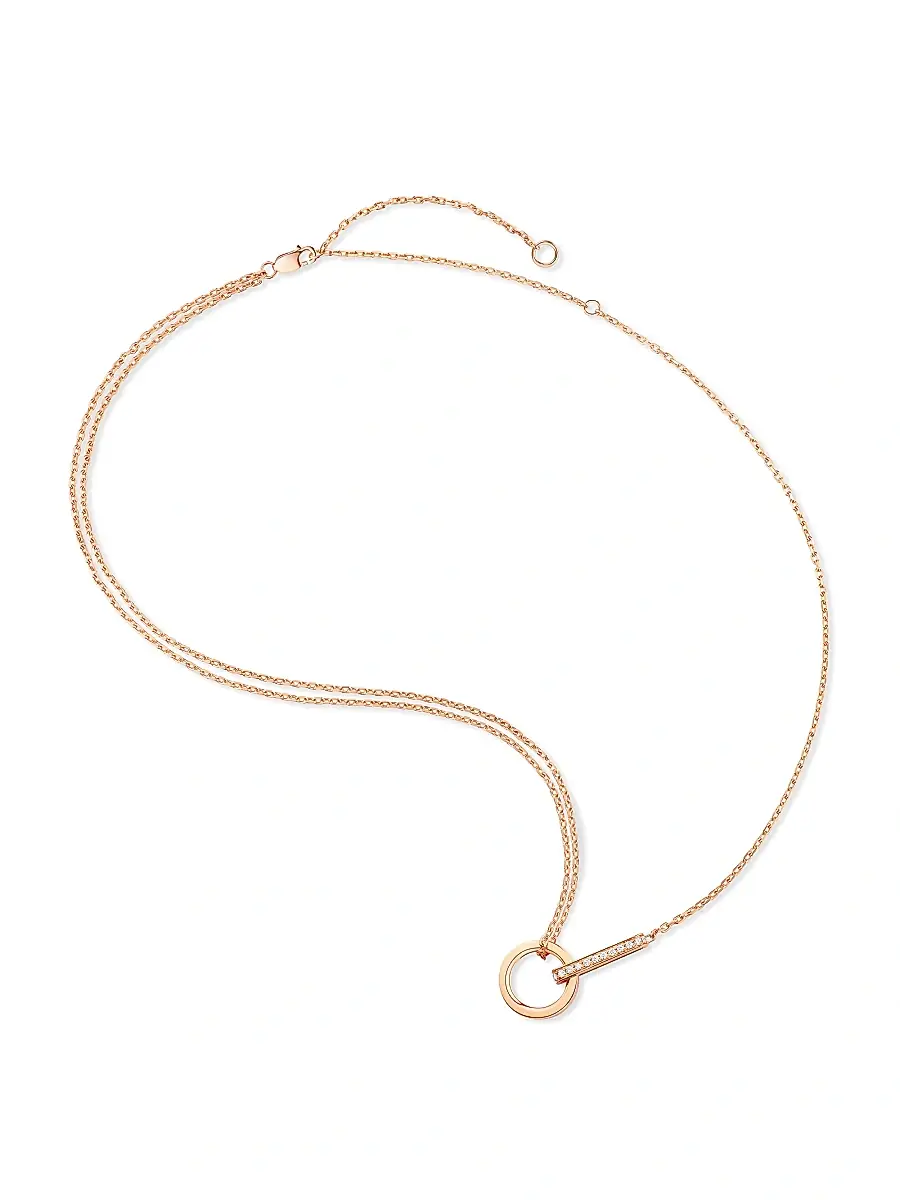 Repossi Women's Berbere 18K Rose Gold & Diamond Necklace - Pink Gold | Thumbnail 2 Repossi Women's Berbere 18K Rose Gold & Diamond Necklace - Pink Gold | Thumbnail 2