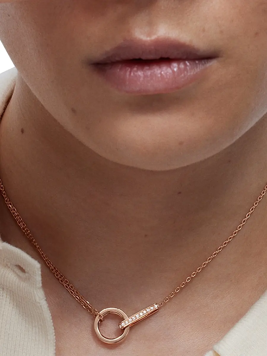 Repossi Women's Berbere 18K Rose Gold & Diamond Necklace - Pink Gold | Thumbnail 3 Repossi Women's Berbere 18K Rose Gold & Diamond Necklace - Pink Gold | Thumbnail 3
