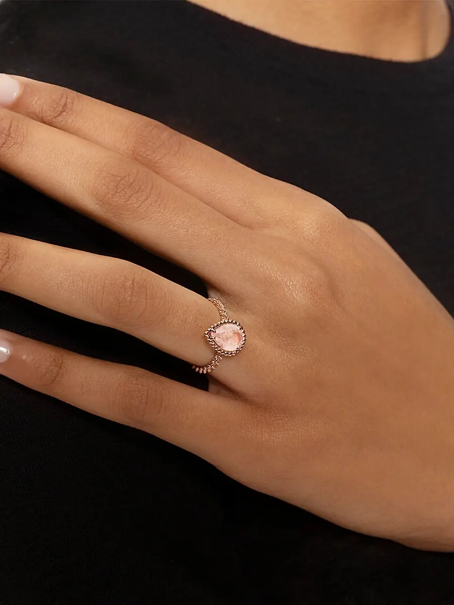 Boucheron Women's Serpent Bohème 18K Rose Gold & Pink Quartz Ring - Rose Gold | Thumbnail 2 Boucheron Women's Serpent Bohème 18K Rose Gold & Pink Quartz Ring - Rose Gold | Thumbnail 2