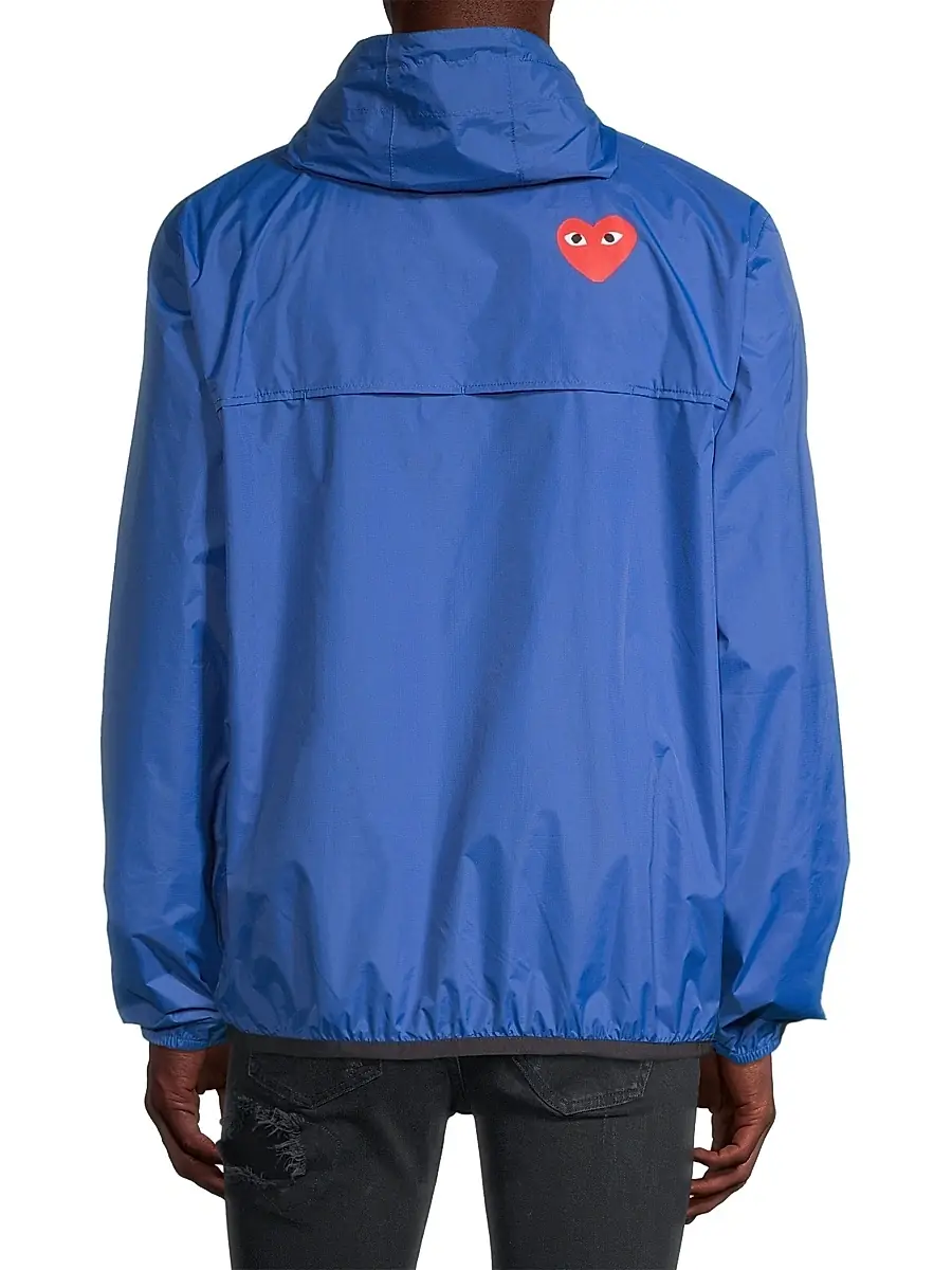 Comme des Garçons PLAY Men K-Way Half-Zip Hoodie | Thumbnail 5 Comme des Garçons PLAY Men K-Way Half-Zip Hoodie | Thumbnail 5