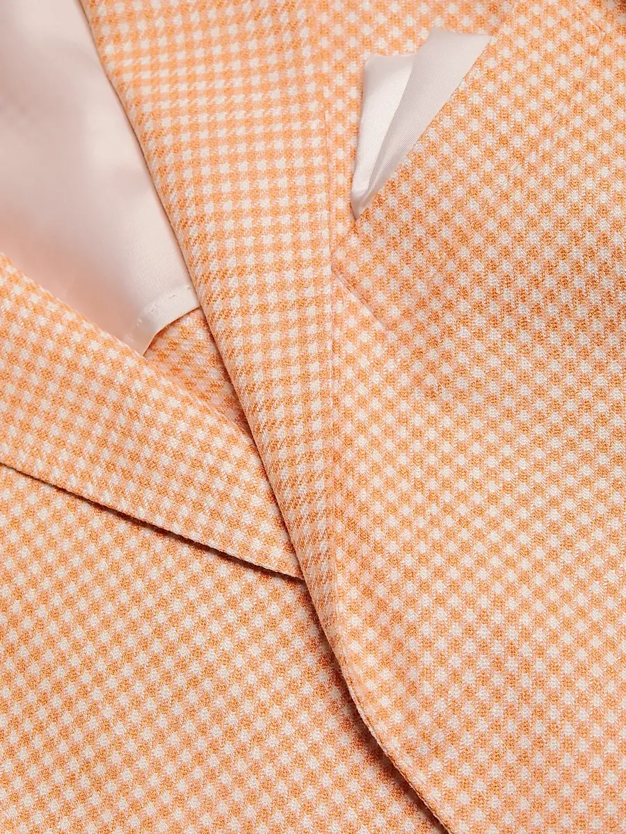 Saks Fifth Avenue Men's COLLECTION Houndstooth Wool-Blend Two-Button Sport Coat | Thumbnail 7 Saks Fifth Avenue Men's COLLECTION Houndstooth Wool-Blend Two-Button Sport Coat | Thumbnail 7