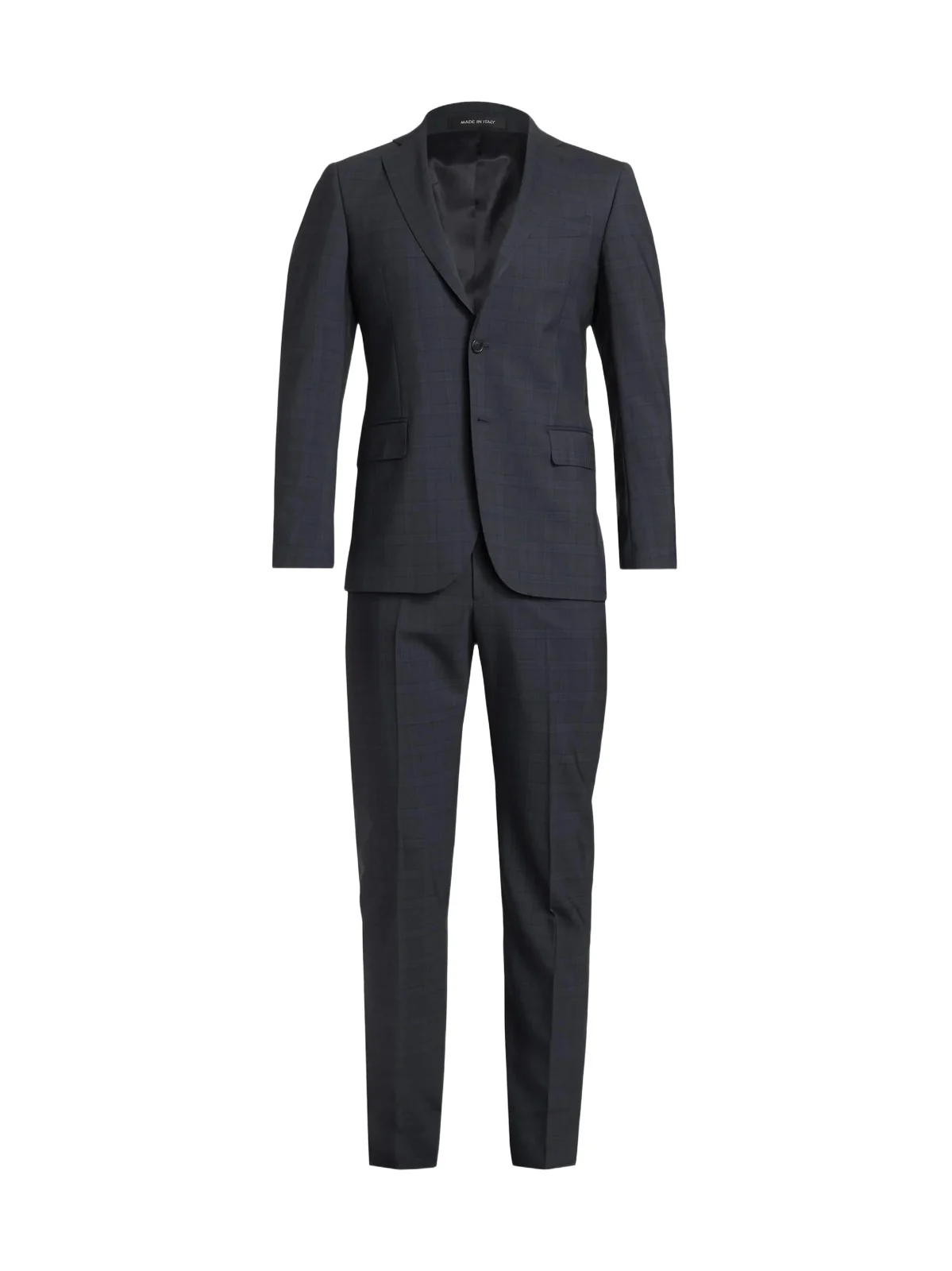Men's COLLECTION Plaid Wool Single-Breasted Suit Men's COLLECTION Plaid Wool Single-Breasted Suit