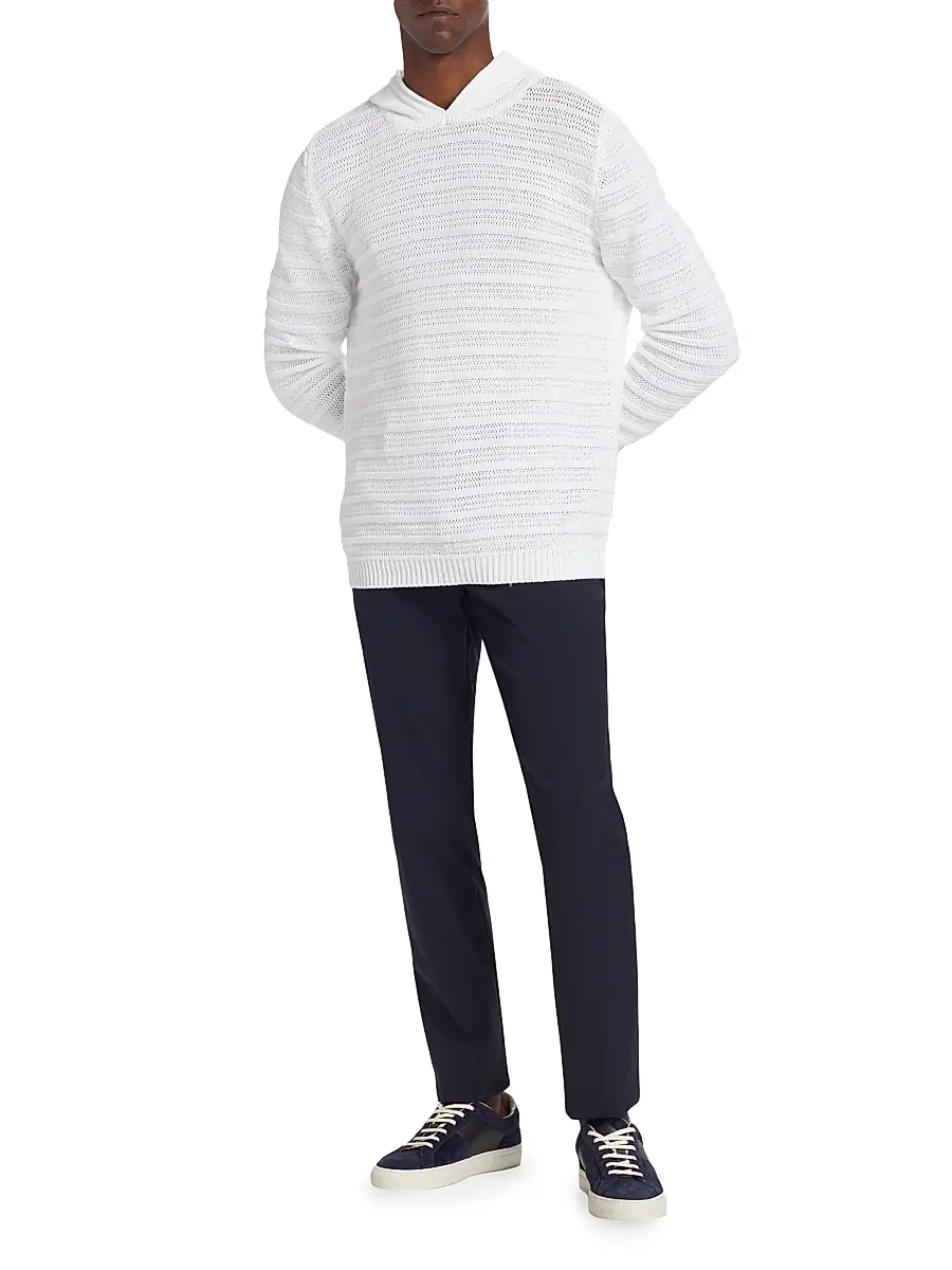 Saks Fifth Avenue Men's COLLECTION Ridge Stitch Sweater Hoodie | Thumbnail 2 Saks Fifth Avenue Men's COLLECTION Ridge Stitch Sweater Hoodie | Thumbnail 2