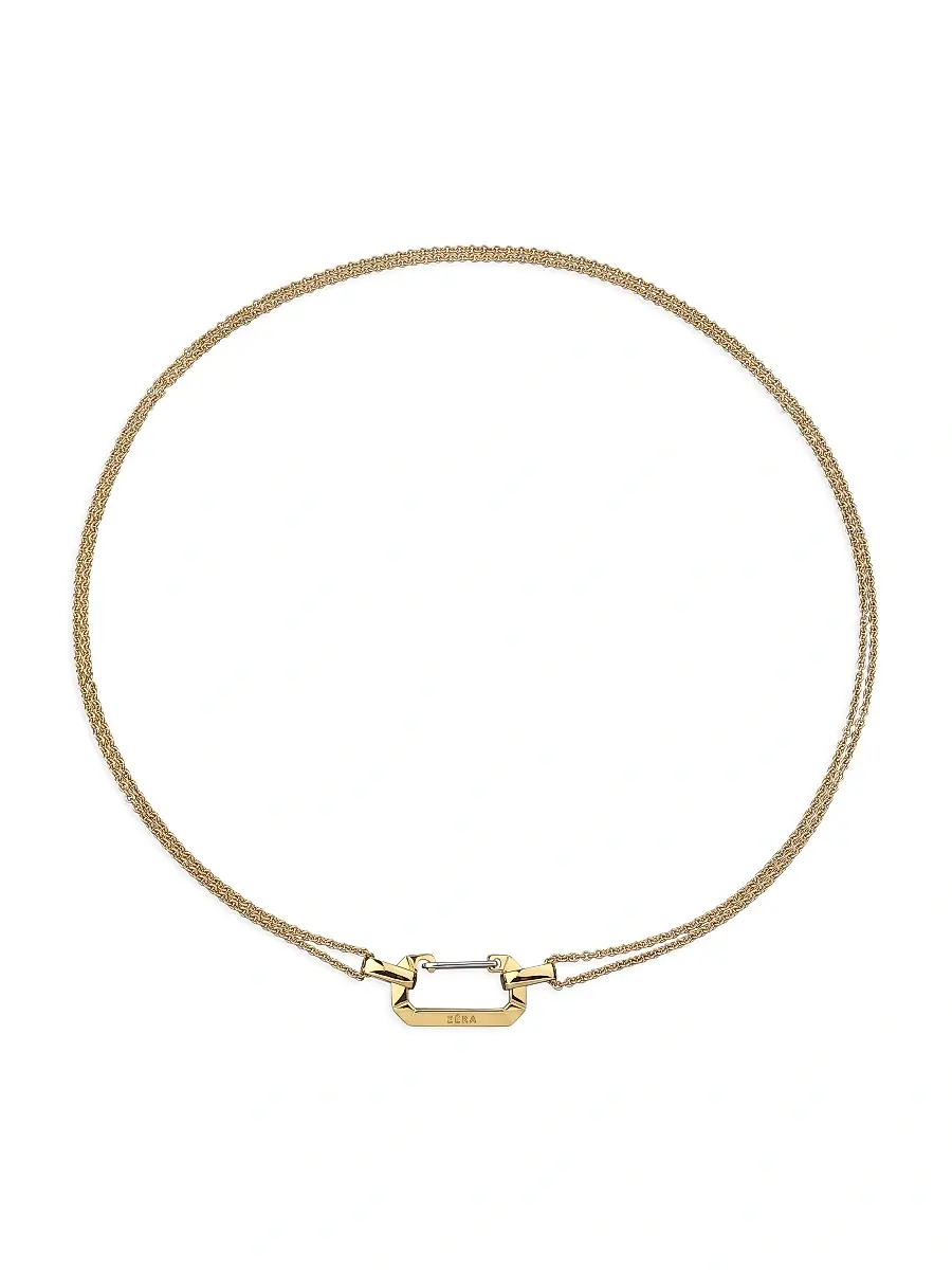 Women's Lucy Two-Tone 18K Gold Pendant Necklace - Yellow Gold