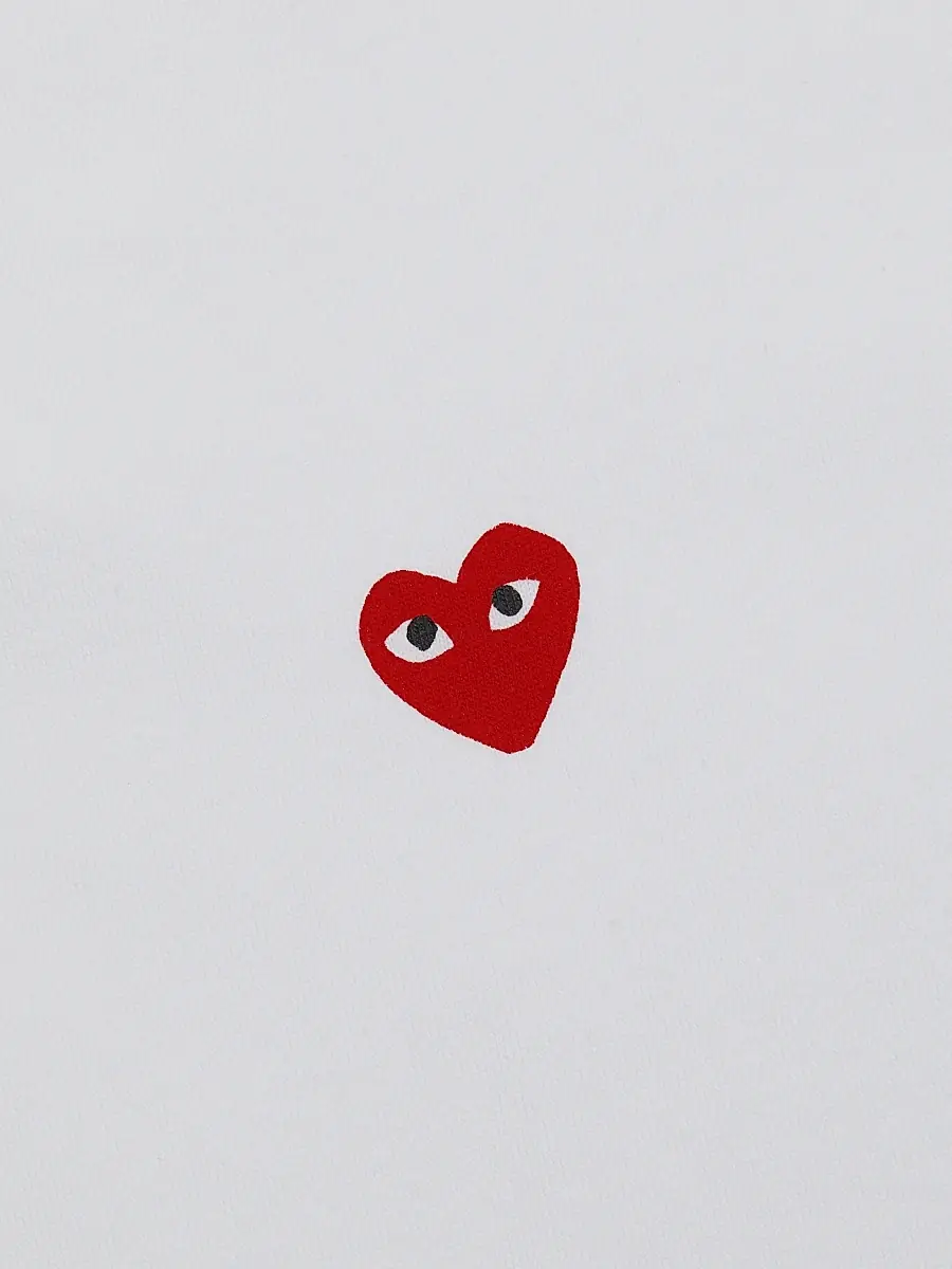 Comme des Garçons PLAY Women's Many Hearts Cotton T-Shirt - White | Thumbnail 7 Comme des Garçons PLAY Women's Many Hearts Cotton T-Shirt - White | Thumbnail 7