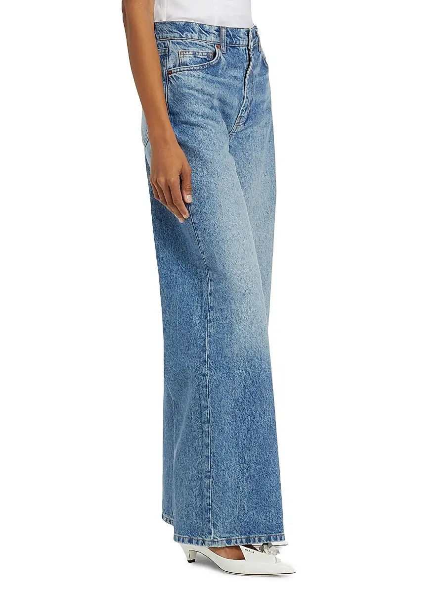 Reformation Women's Cary High-Rise Wide-Leg Jeans | Thumbnail 4 Reformation Women's Cary High-Rise Wide-Leg Jeans | Thumbnail 4