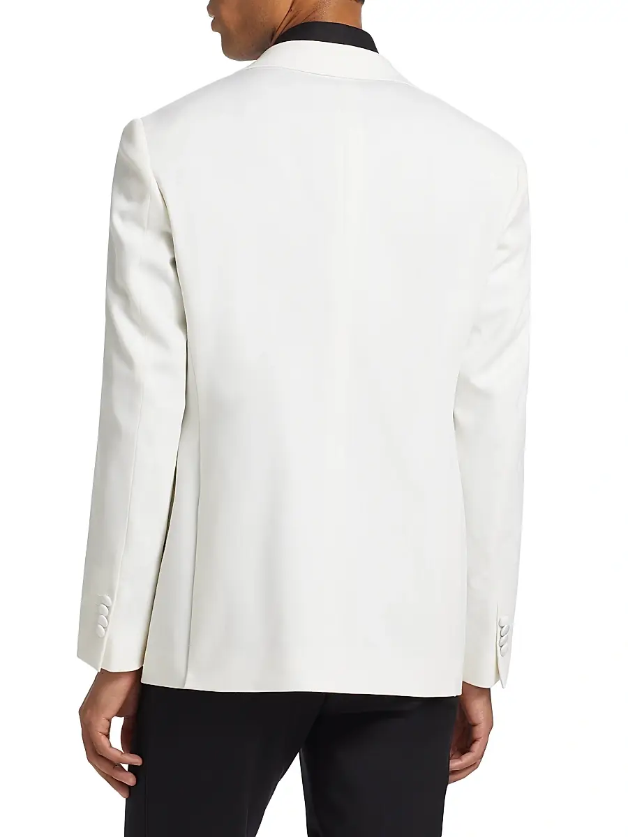 Saks Fifth Avenue Men's COLLECTION Wool Single-Breasted Blazer | Thumbnail 5 Saks Fifth Avenue Men's COLLECTION Wool Single-Breasted Blazer | Thumbnail 5